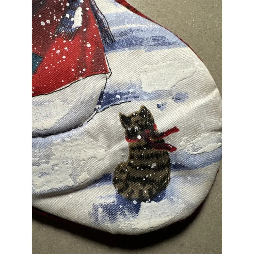 Vintage Snowmen Christmas Stocking 19